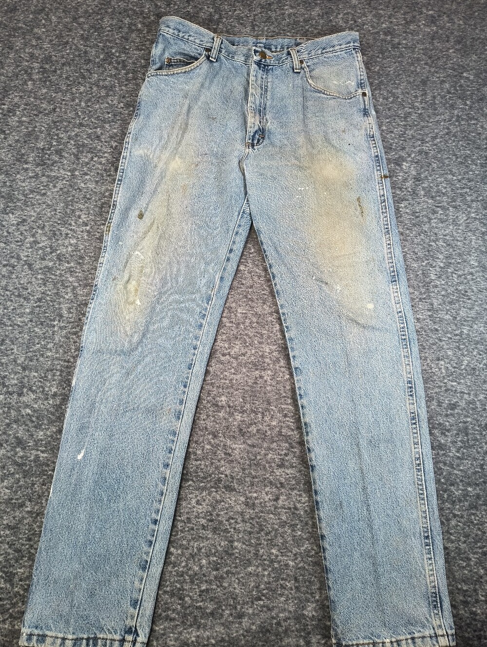 Wrangler 96501DS straight leg work jeans, mens 36x34